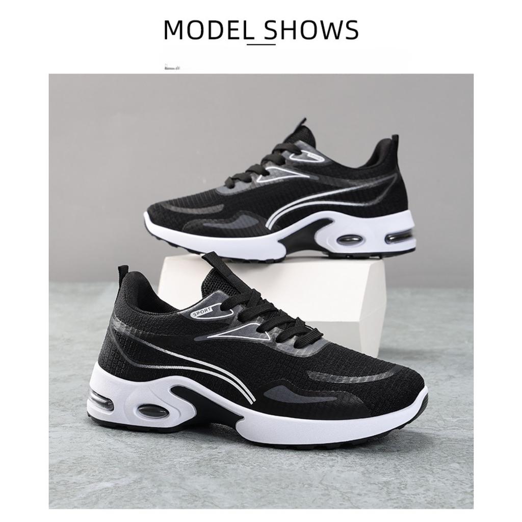 Мужская спортивная обувь, новая весенняя мужская обувь, модная сетчатая амортизирующая обувь, удобная беговая обувь с мягкой подошвой