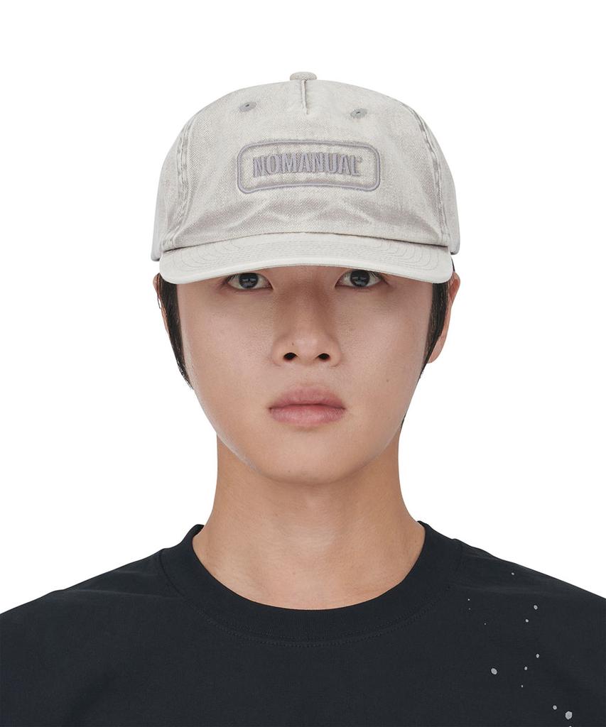 Кепка Nomaenyueol из 5 панелей T.L - Выстиранный серый