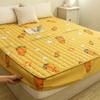 1 Pc Printing Quilted Mattress Cover Anti Dust Mite Bed Pad Protector Cover King Queen Fitted Bed Sheet Folding Mattress Topper