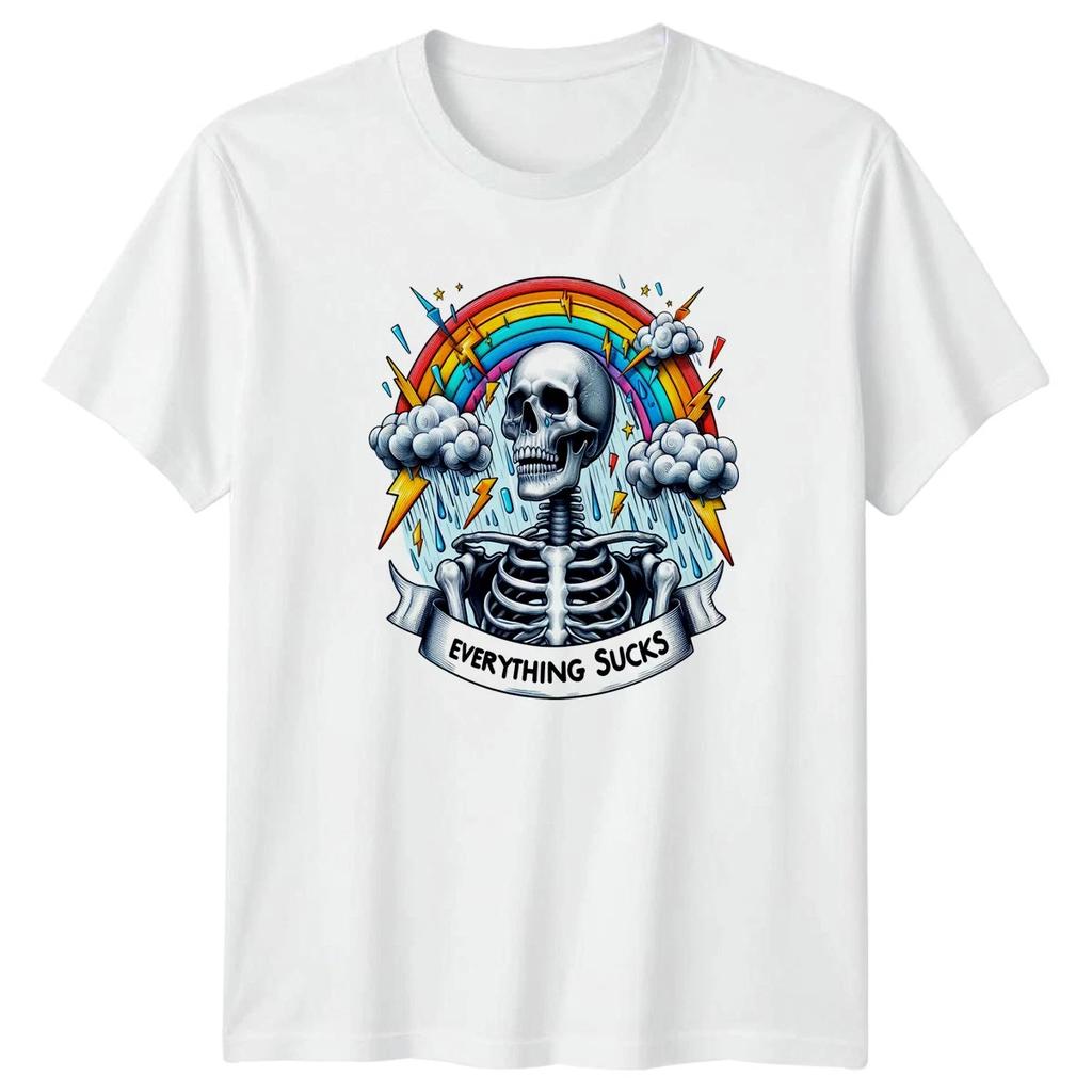 Everything Sucks T-Shirt Dark Humor Sarcasm Birthday Gift For Him And Her