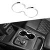 Chrome Front Center Console Shifter Cup Holder Cover for Durango &Grand cherokee