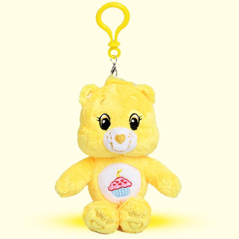 17cm Care Bears Pendant Plush Anime Kawaii Plushie KeyChain Bag Decoration Doll Girls Boys Backpack Plush Keyrings