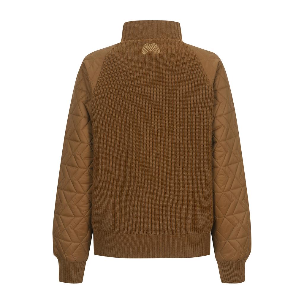 MARTINE GOLF High Neck Sweater_Brown
