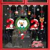 2021 Wall Stickers New Holiday Christmas Ornaments Christmas Scene Layout Decoration Stickers Window Glass Window Stickers