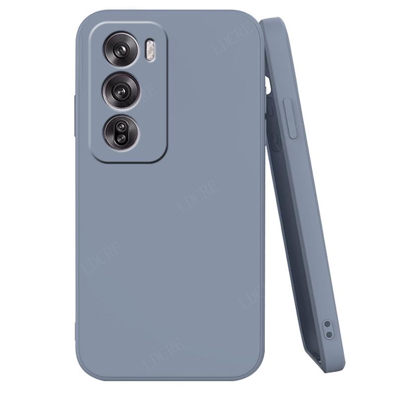 For Reno 12 Pro 5G Case Cover OPPO Reno12 Reno 12 Pro 5G Capas Liquid Silicone Shockproof TPU Soft Cover Reno 12 Pro 5G Fundas