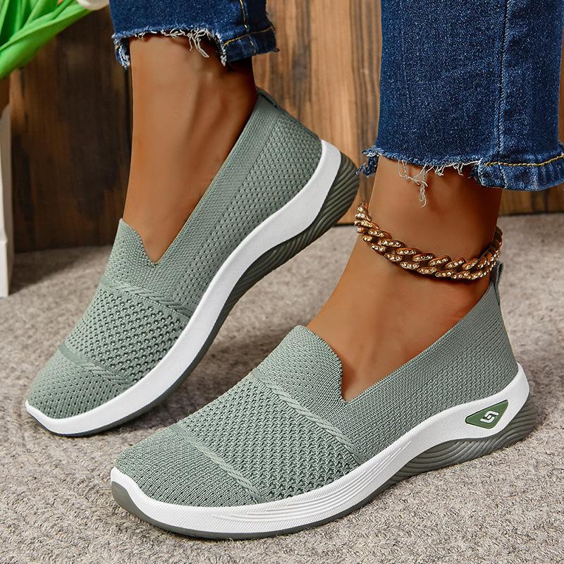 Women's Sports Shoes Flat Shoes Breathable and Comfortable Casual Shoes for Summer and Spring