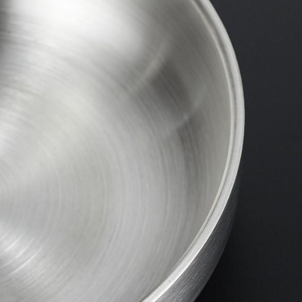 Thick Rice Double Layer Kitchen 304 Stainless Steel Soup Bowls Flatware Rice Bowls Food Container