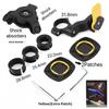 Motorcycle & Bicycle Phone Holder with Shock Absorption for Navigation