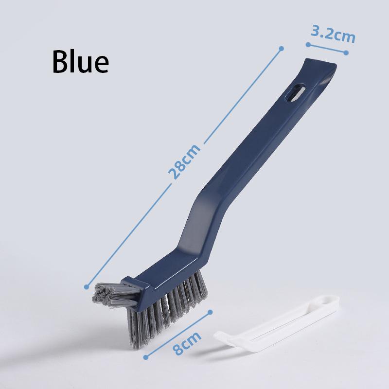 2-in-1Multifunction Bathroom Tile Floor Gap Cleaning Brush Window Groove Brush Convenient Corner Cleaner Household Cleaning Tool