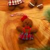 3pcs Set Christmas Gingerbread Man Hanging Ornaments Christmas Tree Decorations  Christmas