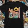 Psychedelic Skeleton Pyramid T-Shirt – Retro Surreal Landscape Graphic Tee, Trip