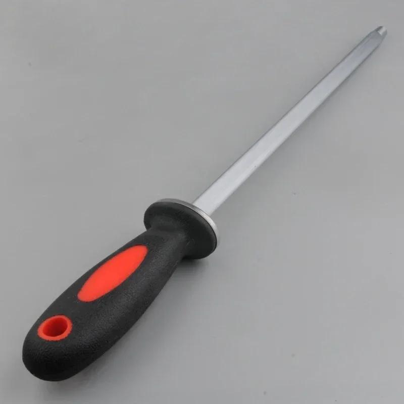 1 шт. Мусат для заточки ножей 12 дюймов Алмазный/Керамический Точилка для кухонных ножей Сталь Профессиональная система заточки Инструмент для ножей