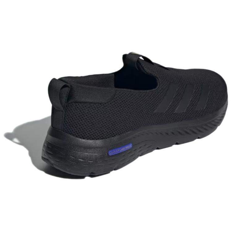 adidas Ткань Cloudfoam Сетка Минималистичные Универсальные Нескользящие Низкие Повседневные Кроссовки Мужские Кроссовки Черные ID6510