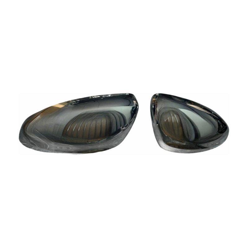 Chrome-Finish Exterior Mirror Covers For Peugeot 208 2008 2012- Citroen C3- Models 1607513080 1607512980