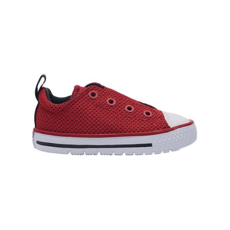 Converse Серия All Star Малыш Низкие Ходунки Комфорт Повседневные Износостойкие Дышащие Бордовый 759981C