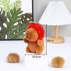 Capybara Anime Capibara Pendant PP Cotton Capybara Plush Keyring  Christmas Present