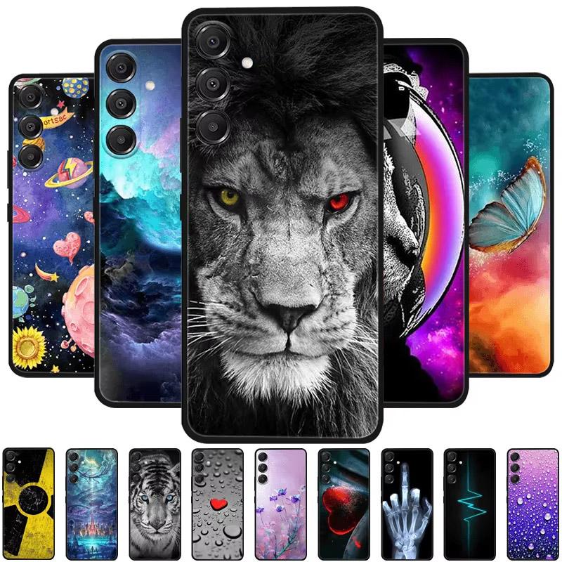 Чехол для Samsung A56 5G Мягкий силикон ТПУ Чехол для телефона Cover Для Samsung A26 Funda Galaxy A36 5G Мультяшный Роскошный Ударопрочный Бампер