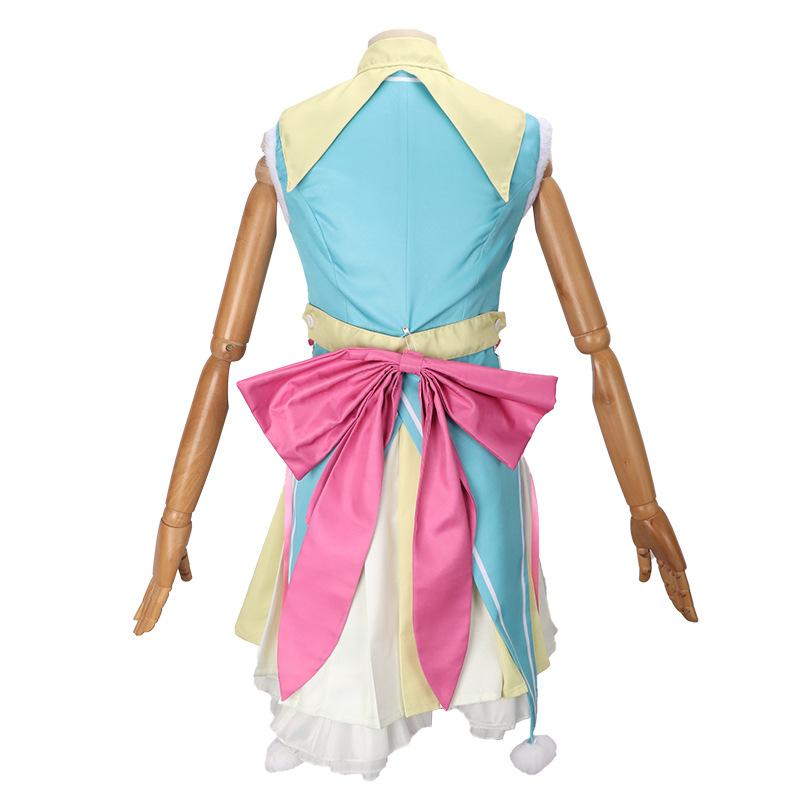 Project Sekai Colorful Stage Kusanagi Nene Cosplay Green Wig with Lovely Dress Clothing Full Set Accessories Halloween Costumes