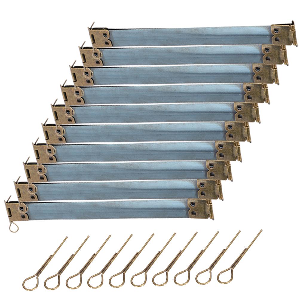 10 шт. металлические внутренние гибкие рамки ретро для монет кошельки сумки пенал DIY аксессуар