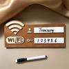 1 шт. Знак с теплым напоминанием о пароле Wi-Fi, Рукописный логотип, Знак бесплатного Wi-Fi, Знак напоминания о беспроводной сети