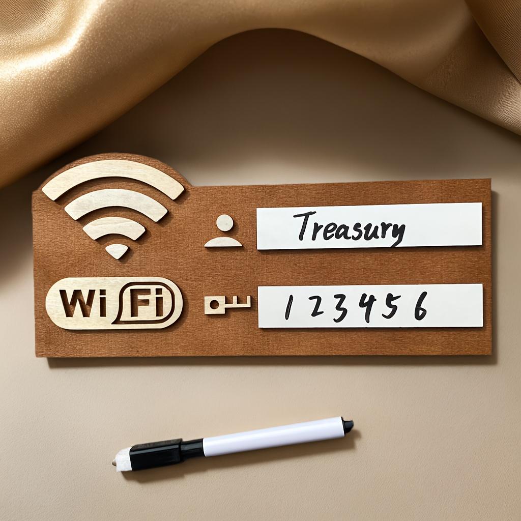 1 шт. Знак с теплым напоминанием о пароле Wi-Fi, Рукописный логотип, Знак бесплатного Wi-Fi, Знак напоминания о беспроводной сети