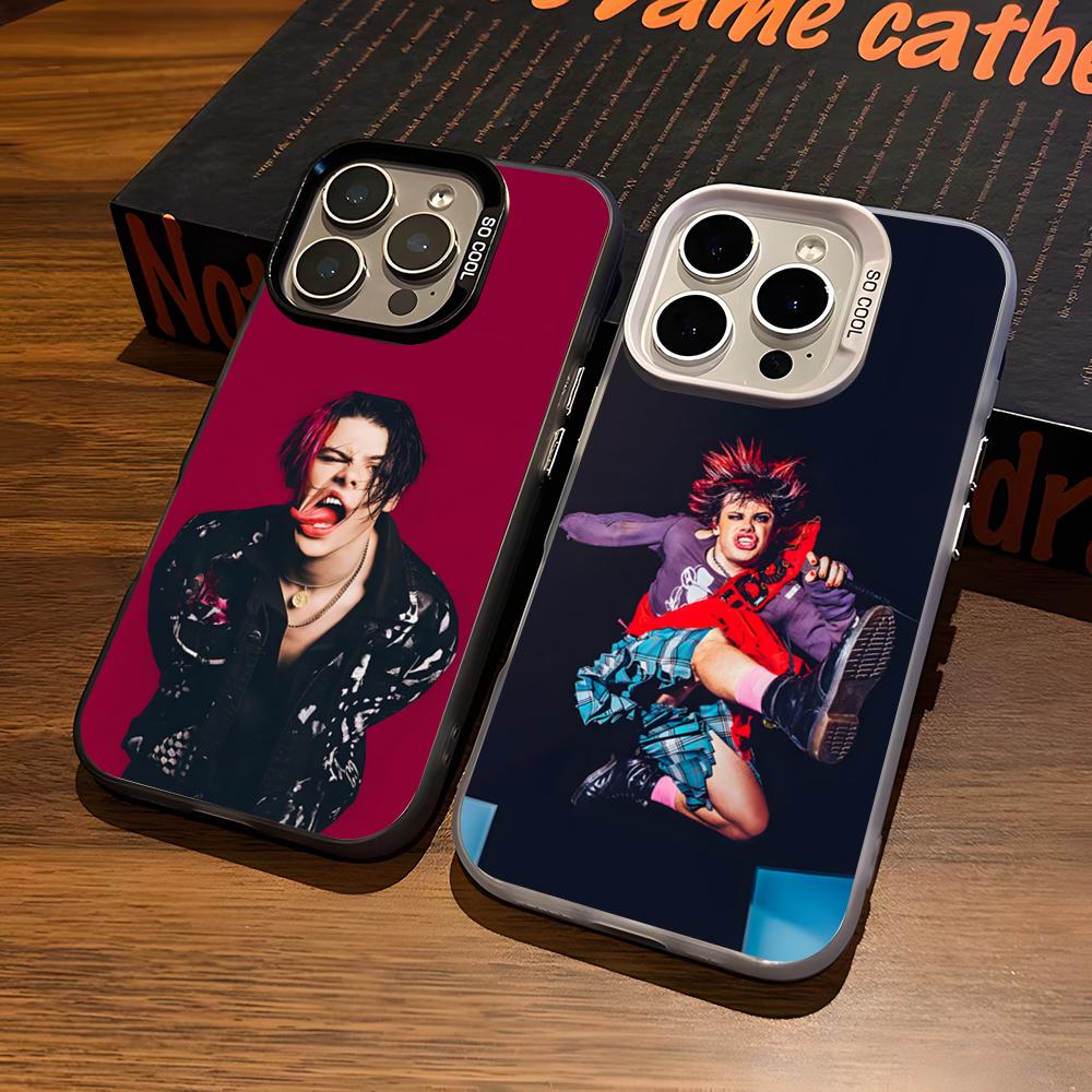 Y-Yungblud Hot Singer Phone Case For IPhone 17 Air 16 15 14 Plus 13 12 11 Pro 7 8 XS Max XR Silver White Bumper Case