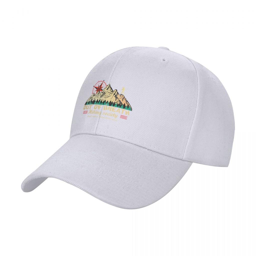 Fashion Out Of Breath Hiking Society Classic Tshirt Baseball Cap Friendly For Large Head Circumference Brand Men Caps