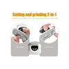 Electric Nail Clipper, Automatic Nail Clipper with LED Light, 3-in-1 USB Rechargeable Electric Nail Clipper
