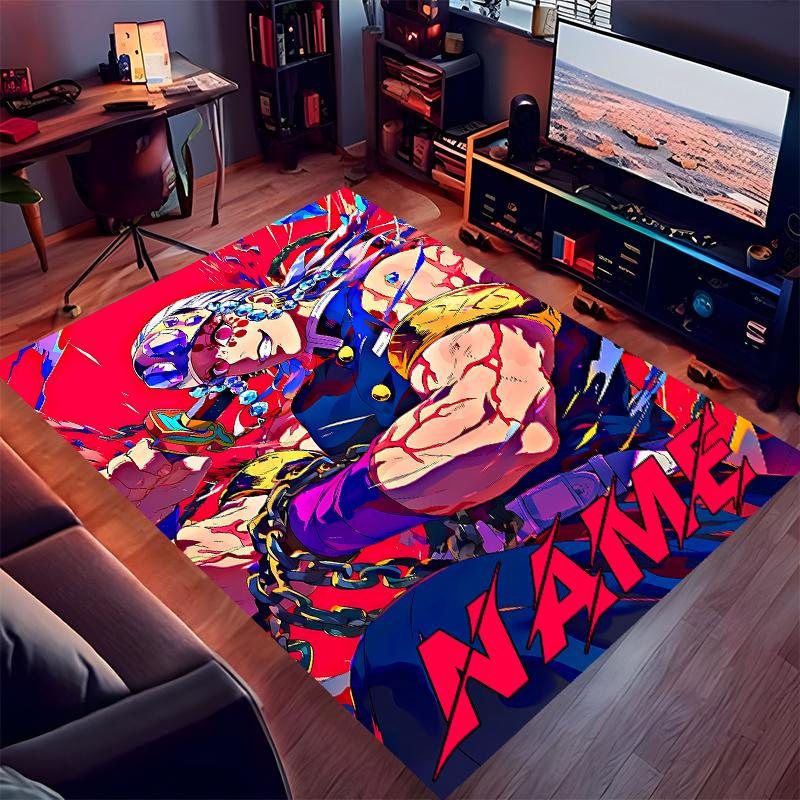 Custom personalization Demon Slayer characters Print Area Rug - Soft, Washable Non-Slip Indoor Mat,Living Room,Home&Office Decorative Rug