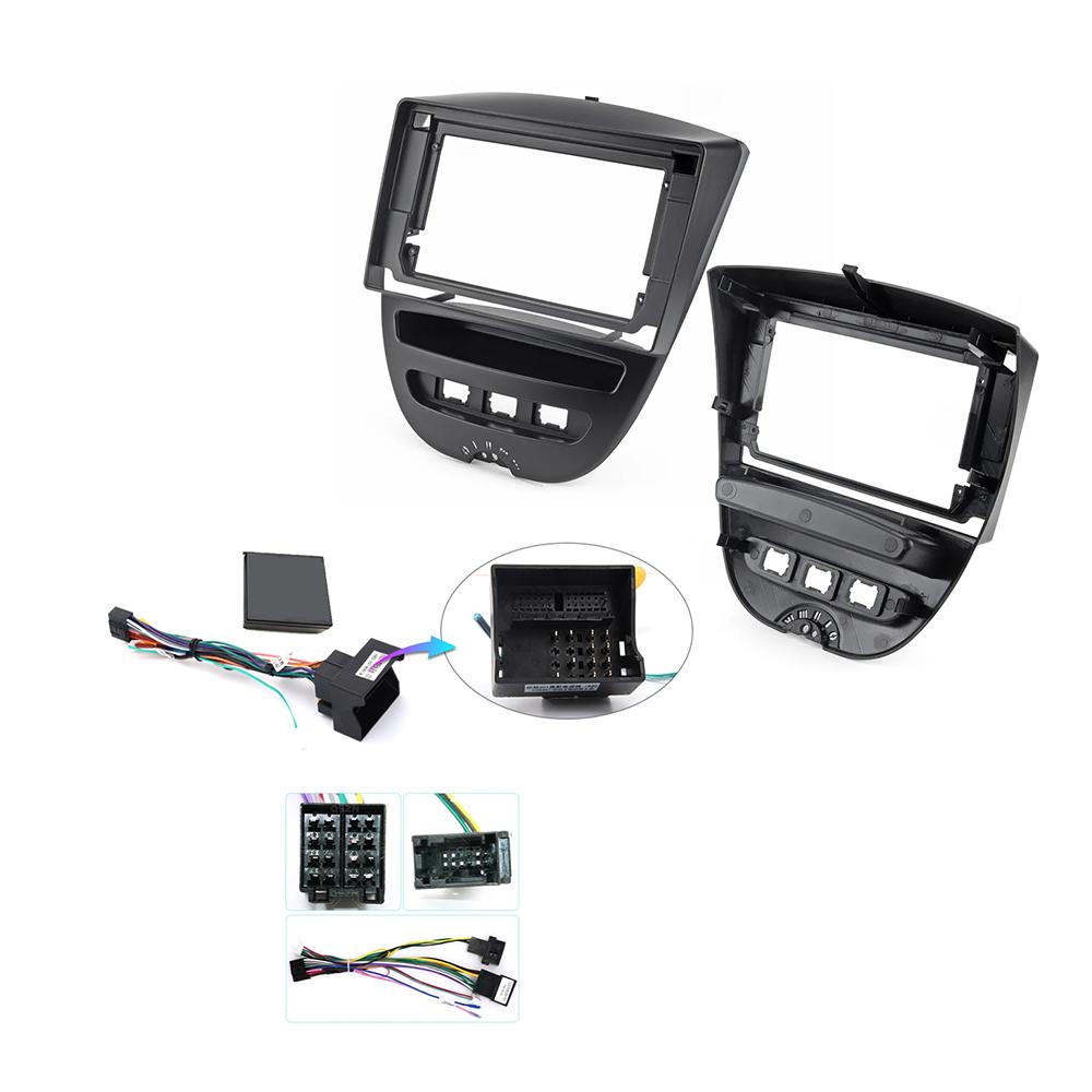 Android Carplay автомобильное радио для Peugeot 107 Toyota Aygo Citroen C1 2005-2014 мультимедийный проигрыватель головное устройство стерео GPS навигация BT WIFI 4+64 ГБ