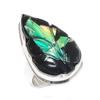 Natural Australian Opal Doublet 925 Sterling Silver Jewelry Ring Size 7.5 l0V15