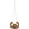 Gardening Accessories PU Leather Hanging Planter Brown Large Plant Hanger Rope Hanging Small Planter Shelf Indoor Decor