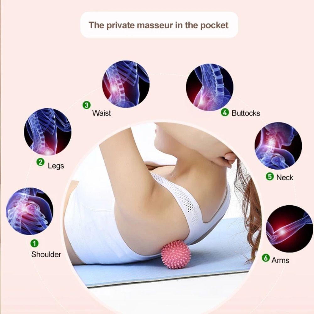 Shoulder Neck Leg Sole Meridian Massage Roller Body Shaping Muscle Relaxing Ball  Yoga Gym