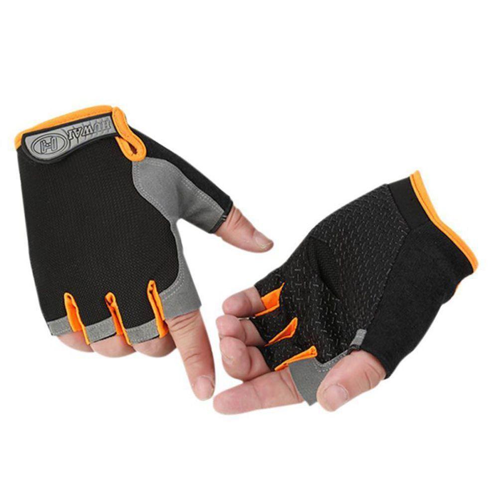 Non-slip Sports Equipment Half Finger Gloves Sport Mittens Wrist Wrap Cycling Gloves Gym Gloves