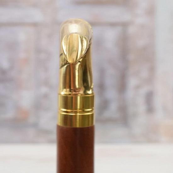 Brass Walking Stick  Anchor Cane  Gift for Grandfather Father Aluminium  Sailor Cane  Art Deco Style