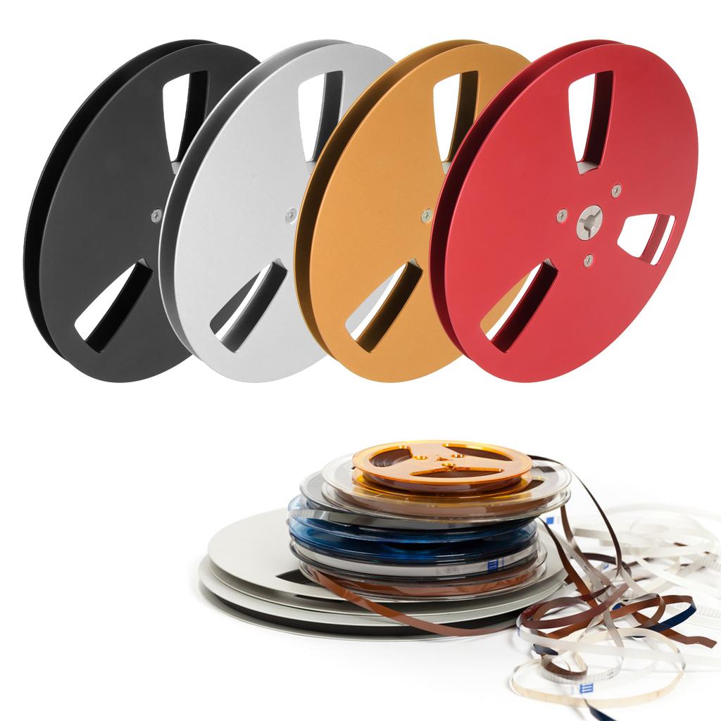 Металлическая приемная катушка 1/4 7 дюймов пустая катушка для ленты 3 отверстия отверстия для сопротивления ветру катушка для записи Nab