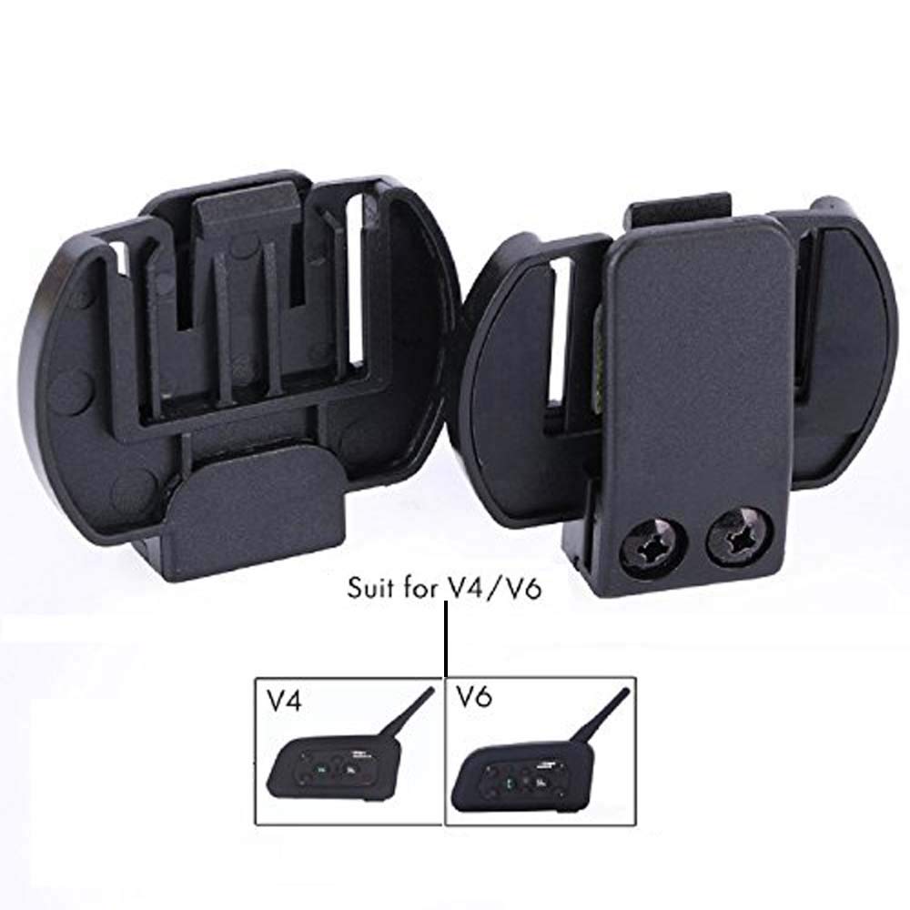 VNETPHONE Intercom Helmet Mounting Clip Set of 1 Helmet Mounting Spare Helmet Mounting Clip (4Riders/6Riders Clip) V4/V6