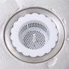 Cylindrical Handle Hole Filter Flower Shape Floor Filter Durable Sink Drain Strainer  Bathroom
