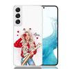 Рождественский Арт Девушки Кофе Чехол для Телефона Для Samsung Galaxy S25 S24 S23 S22 S21 FE S20 Ultra S10 Plus Арт Индивидуальный Coque Capa S24