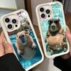 Чехол для телефона iPhone 17 Air 16E 15 16 Pro Max Животное Капибара Милый Чехол 14 Plus 13 12 Mini Мягкий Силиконовый Чехол Fundas