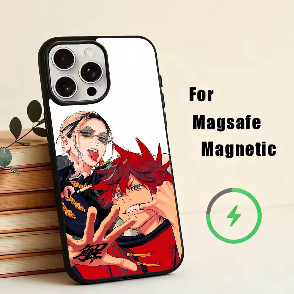 G-Gokurakugai A-Alma Чехол для телефона для iPhone 17, 16, 15, 14, 13, 12, 11 Plus, Pro Магнитный с Magsafe Беспроводная зарядка