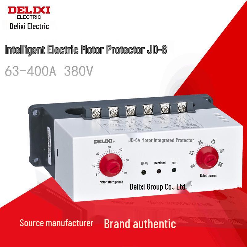 Комплексный мотор-защита Delixi JD-6, 63-400А, 380В, Защита от потери фазы и перегрузки
