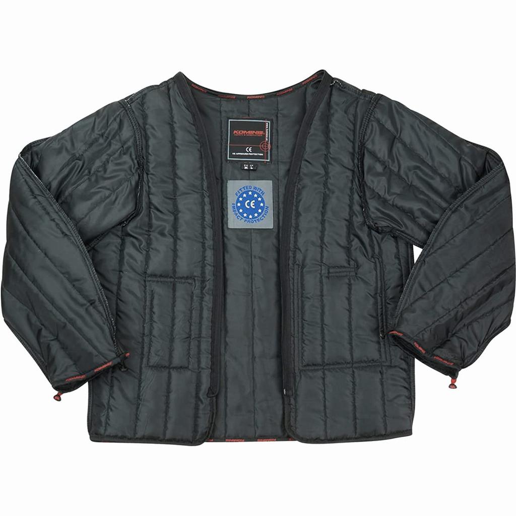 Komine Мотоциклетная куртка Защитная куртка с полным ухом Нео Черный M JK-598