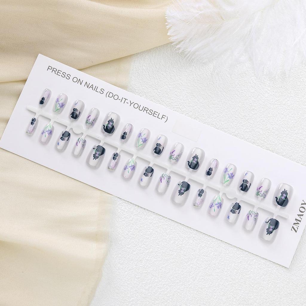 30 милых мультяшных наклеек для лака для ногтей «Кошачий глаз» — полная коллекция кодов