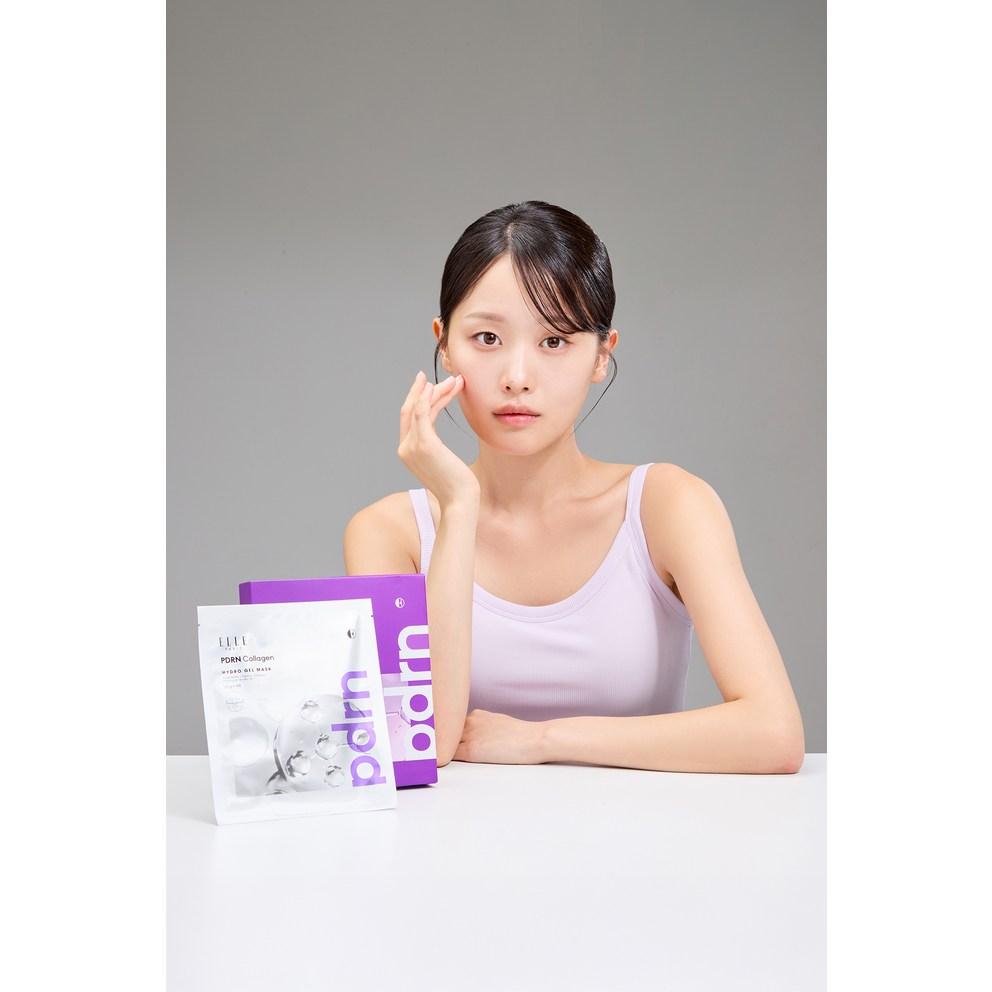 [ELLE PARIS] PDRN Collagen Hydrogel Mask [Clinically Proven Elasticity Improvement], 4 Sheets