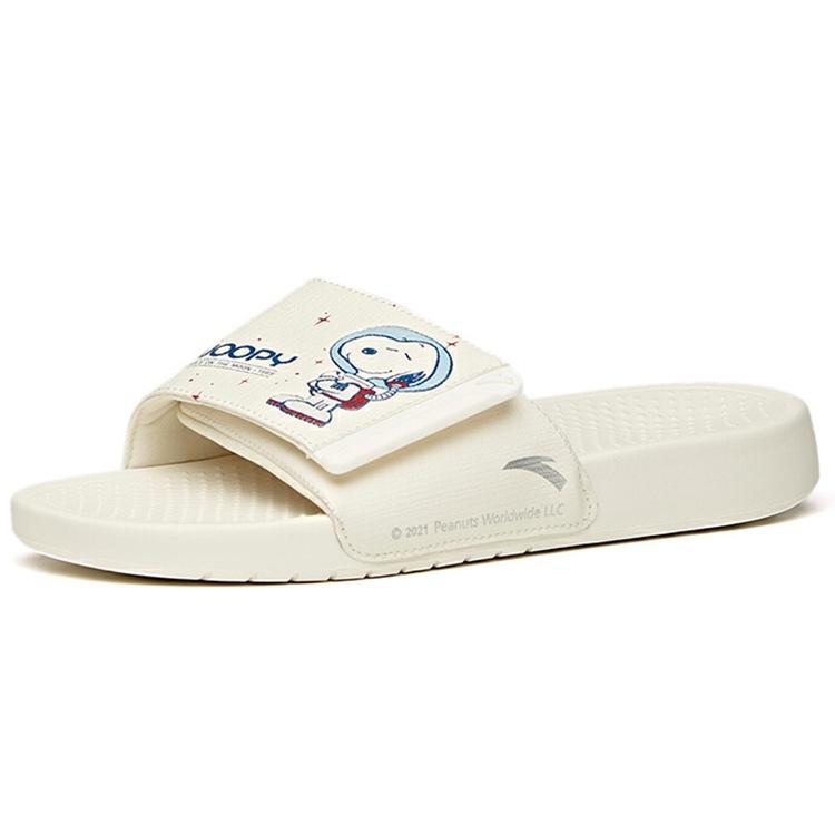 ANTA x Snoopy Life Series Slides 'White' Men's 912126993-3