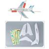 49*45cm Flight Model Flying Toy Parent Child Large Foam Glider Airplane Hand Throwing Planes Outdoor Toy for Kids Gift