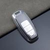 Для A6 A7 A8 E-tron Q5 Q7 Q8 C8 D5 Прозрачный чехол для автомобильного пульта дистанционного управления из ТПУ с держателем для бесключевого доступа, аксессуары для брелока