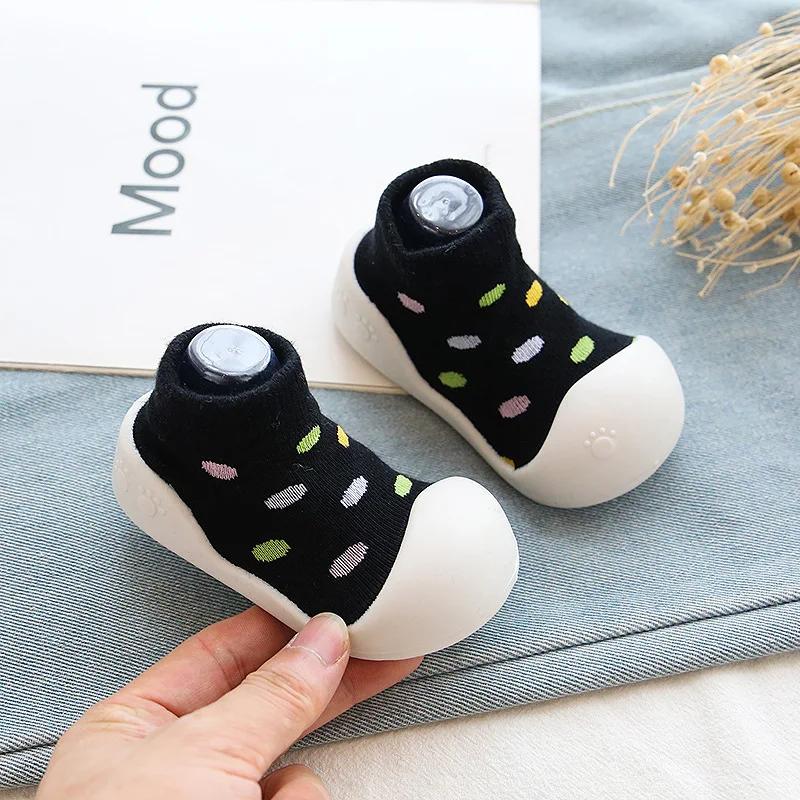 Обувь для новорожденных, осенняя обувь для ходьбы для новорожденных, дышащая детская обувь, носки для дома, мягкая подошва, легкая повседневная спортивная обувь, детская вещь