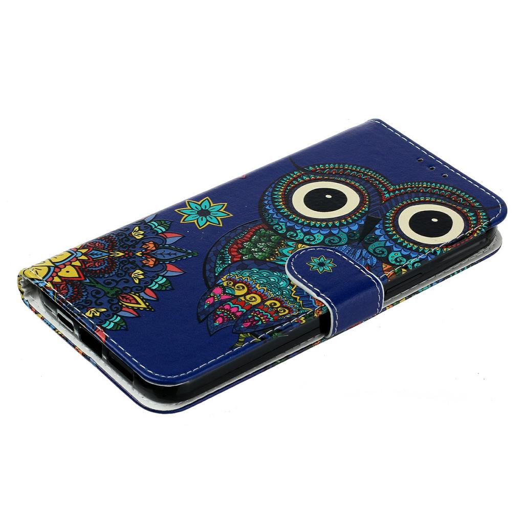 For iPhone 17 Pro Case Pattern Leather Wallet Phone Cover with Strap